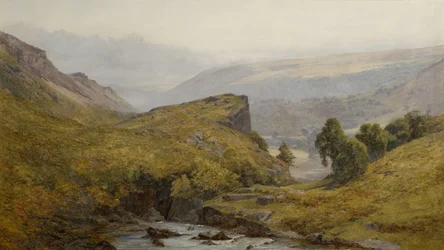 A Fine Morning in the Valley of the Lledr, North Wales